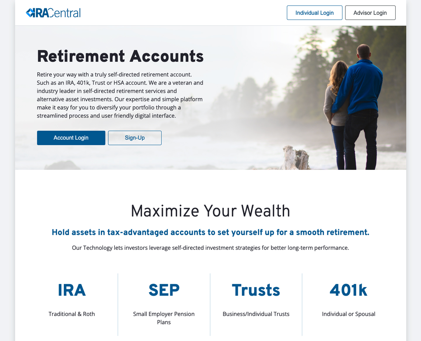 IRA Central website